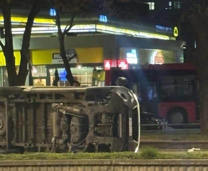 Тешка сообраќајка со повеќе возила повторно на Партизанска